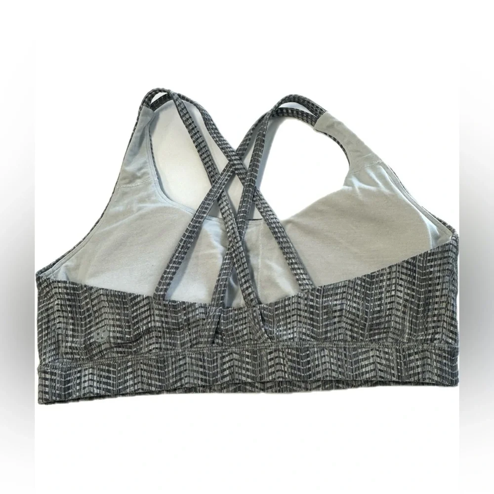 Lululemon Gray Padded Sports Bra Size 12